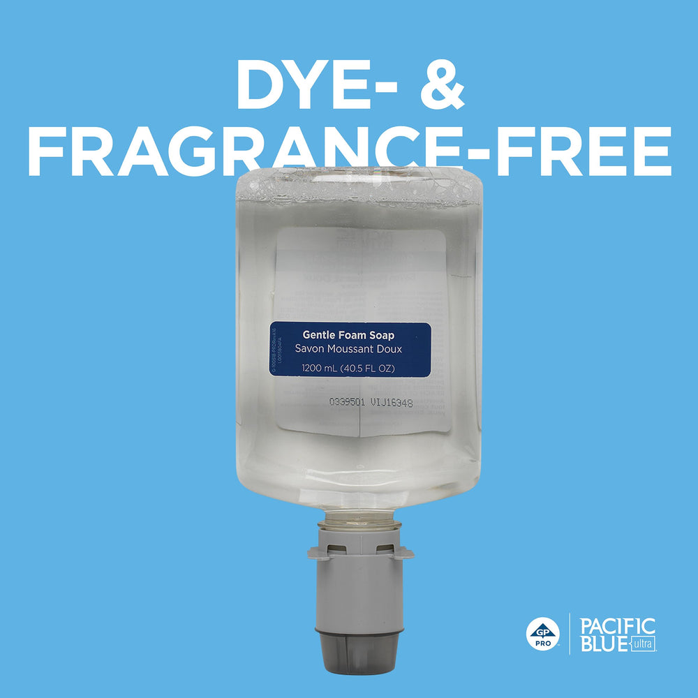 Pacific Blue Ultra wall-dispenser compatibility image shows easy pairing with compatible dispensers.