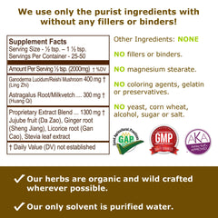 Reishi mushroom powder from Pacific Herbs highlighting gut-friendly polysaccharides.