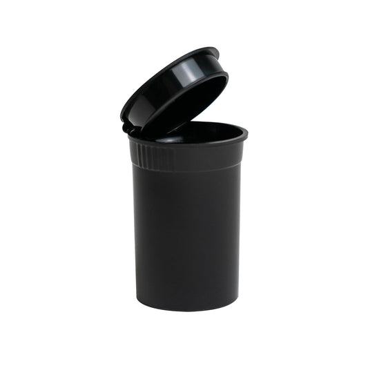 Packlahoma 6-dram pop-top bottle assembly for bulk organization