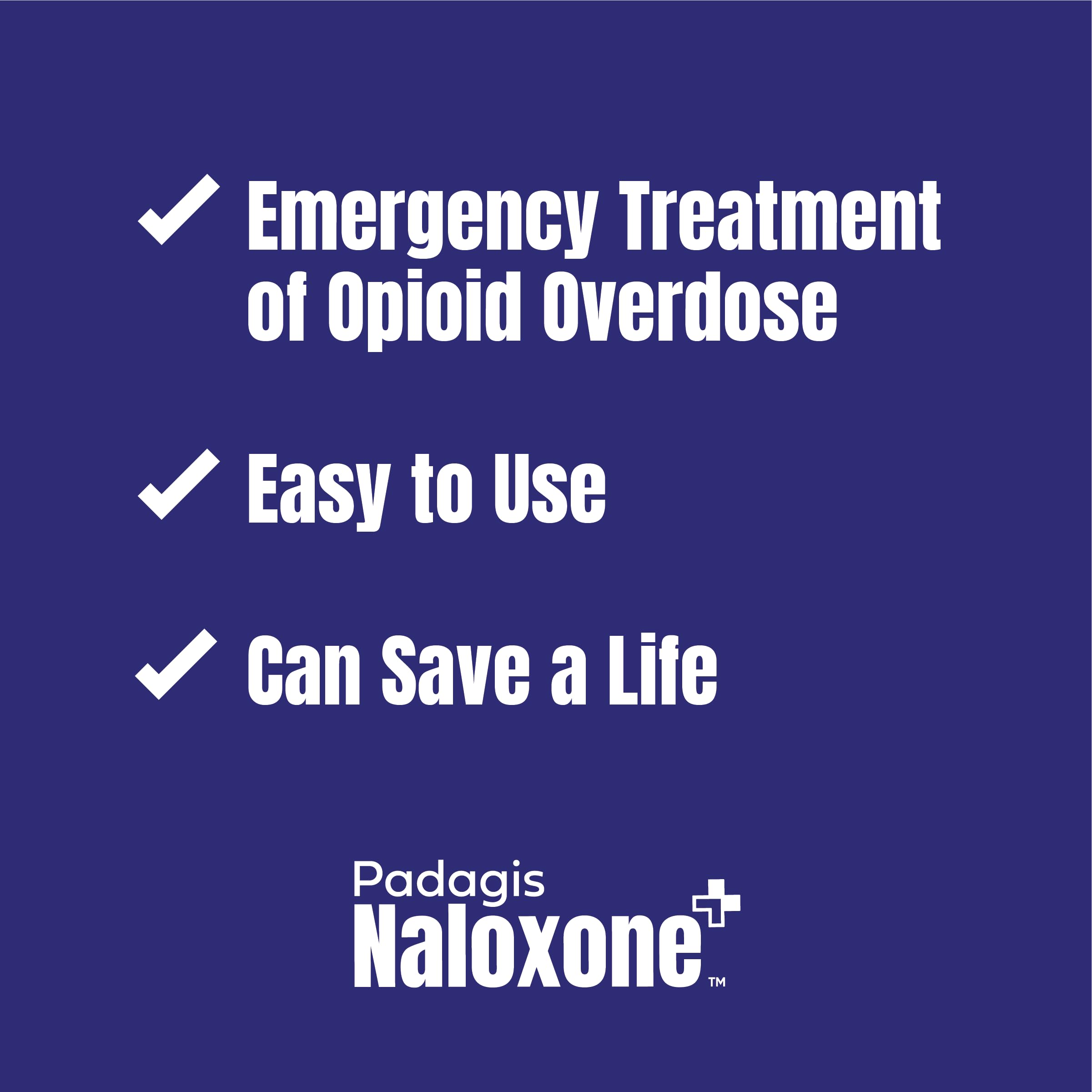 Padagis Naloxone nasal spray emergency-kit inclusion for safety preparedness