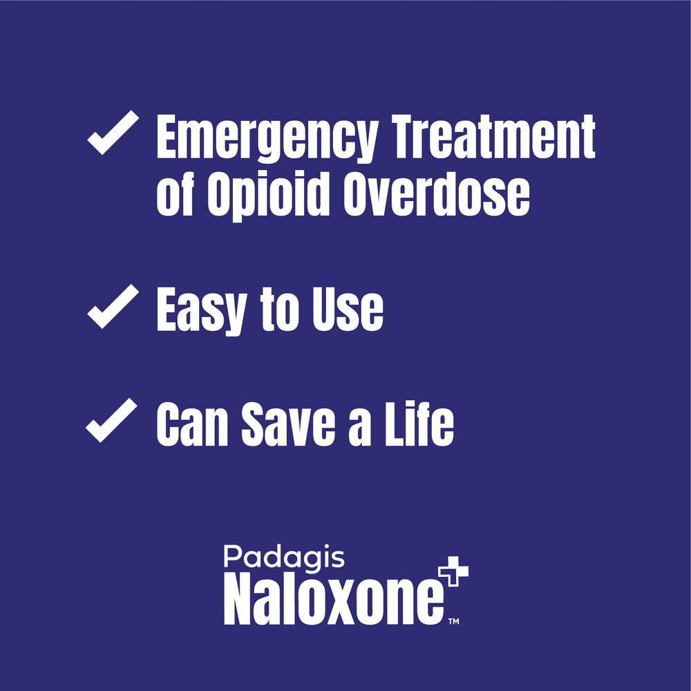 Padagis Naloxone nasal spray emergency-kit inclusion for safety preparedness