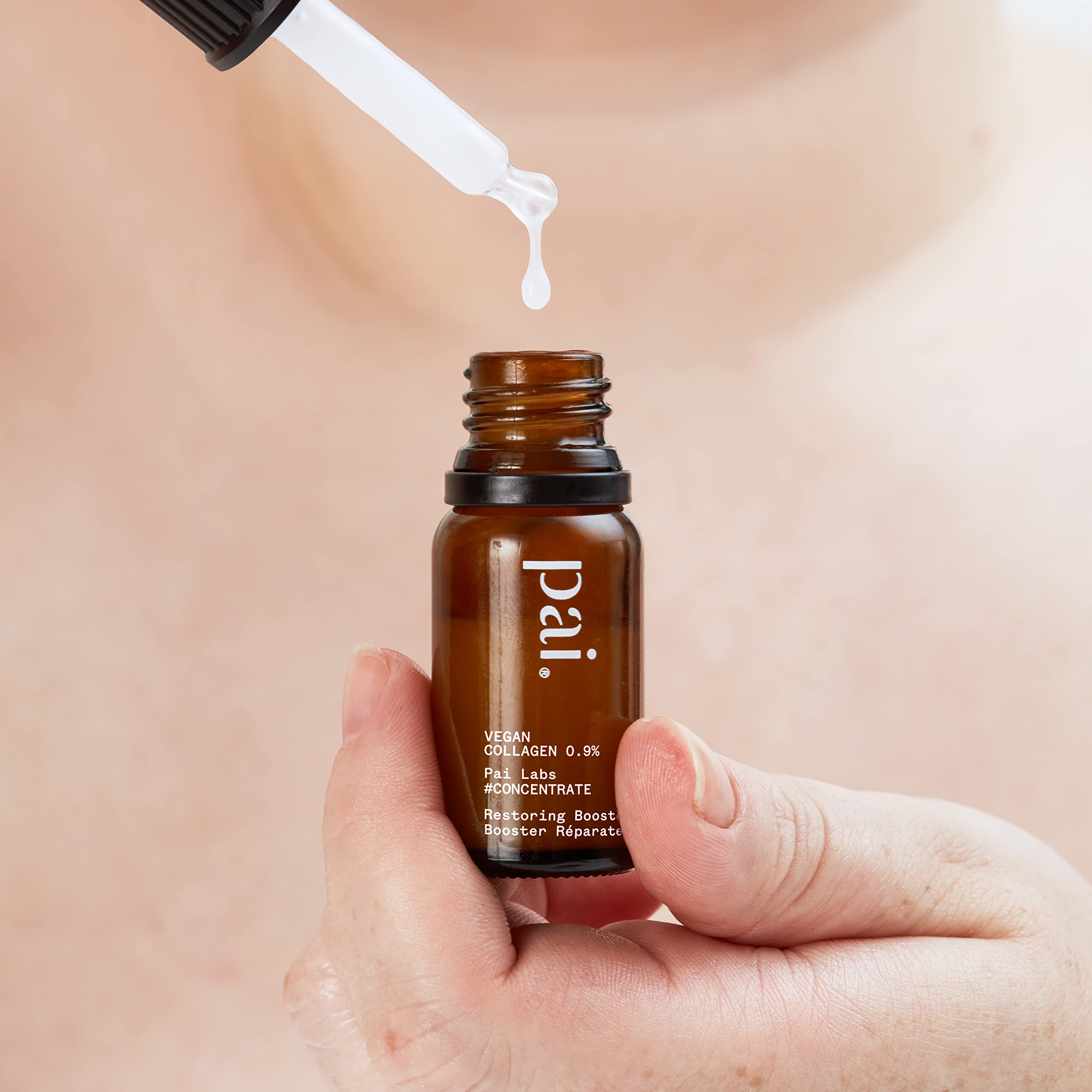 Creamy texture of Pai Collagen Booster ready for quick absorption on skin