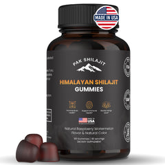 PakShilajit gummies front pack shown for daily energy support