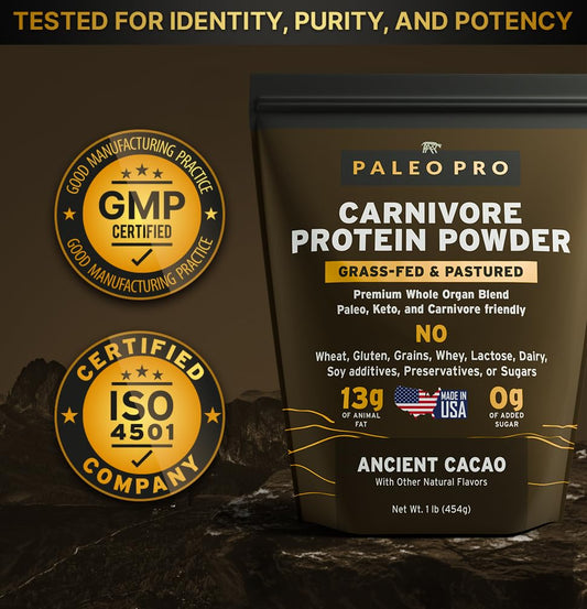 Paleo Pro Carnivore Complete pastured beef tallow jar ready for nutrient dense meals