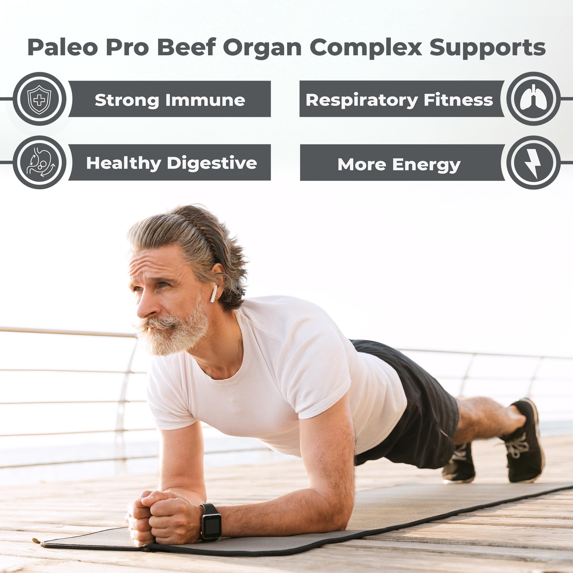 Paleo Pro O.G. Blend ingredients panel closeup, rich nutrient profile