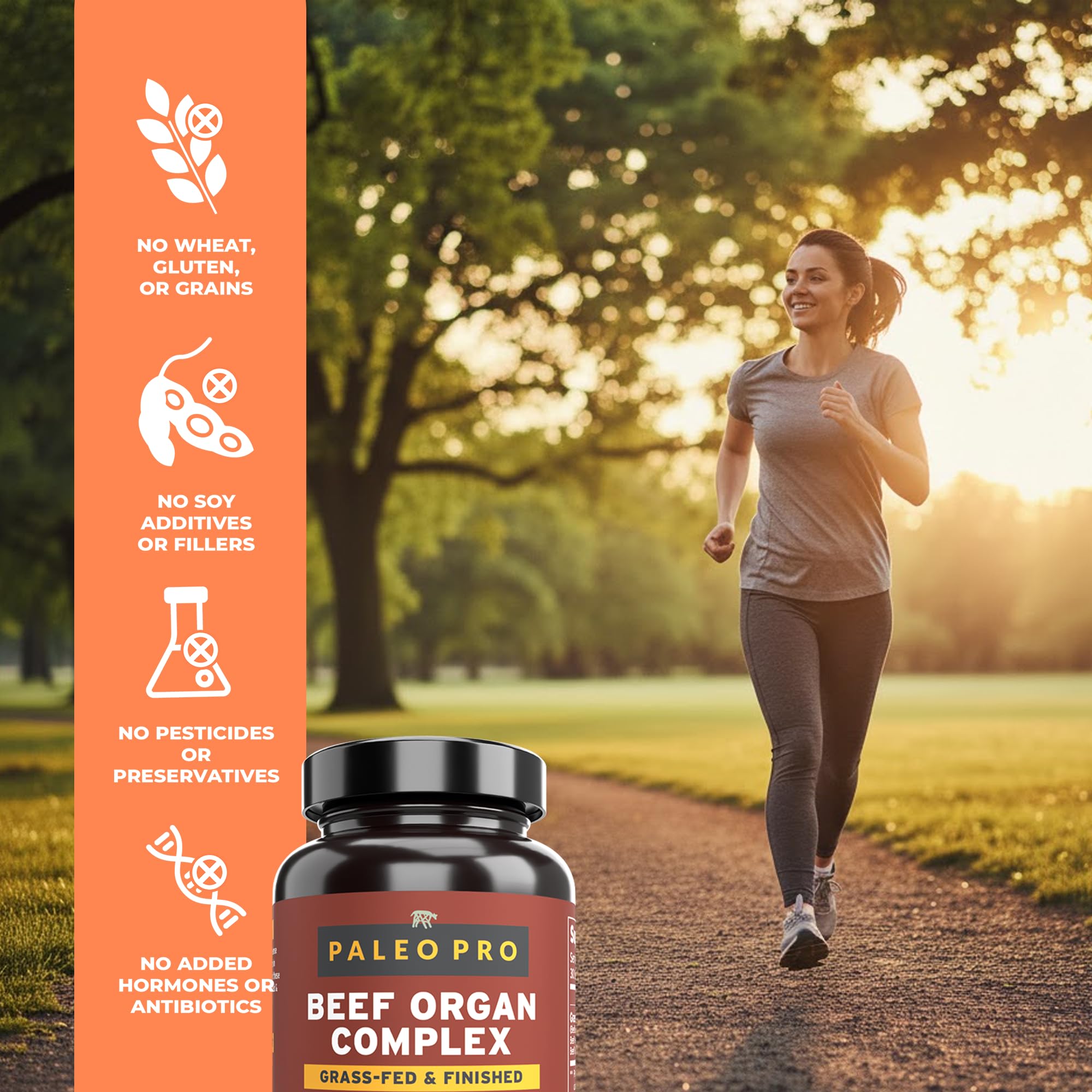Paleo Pro O.G. Blend serving photo, capsules ready to take with water