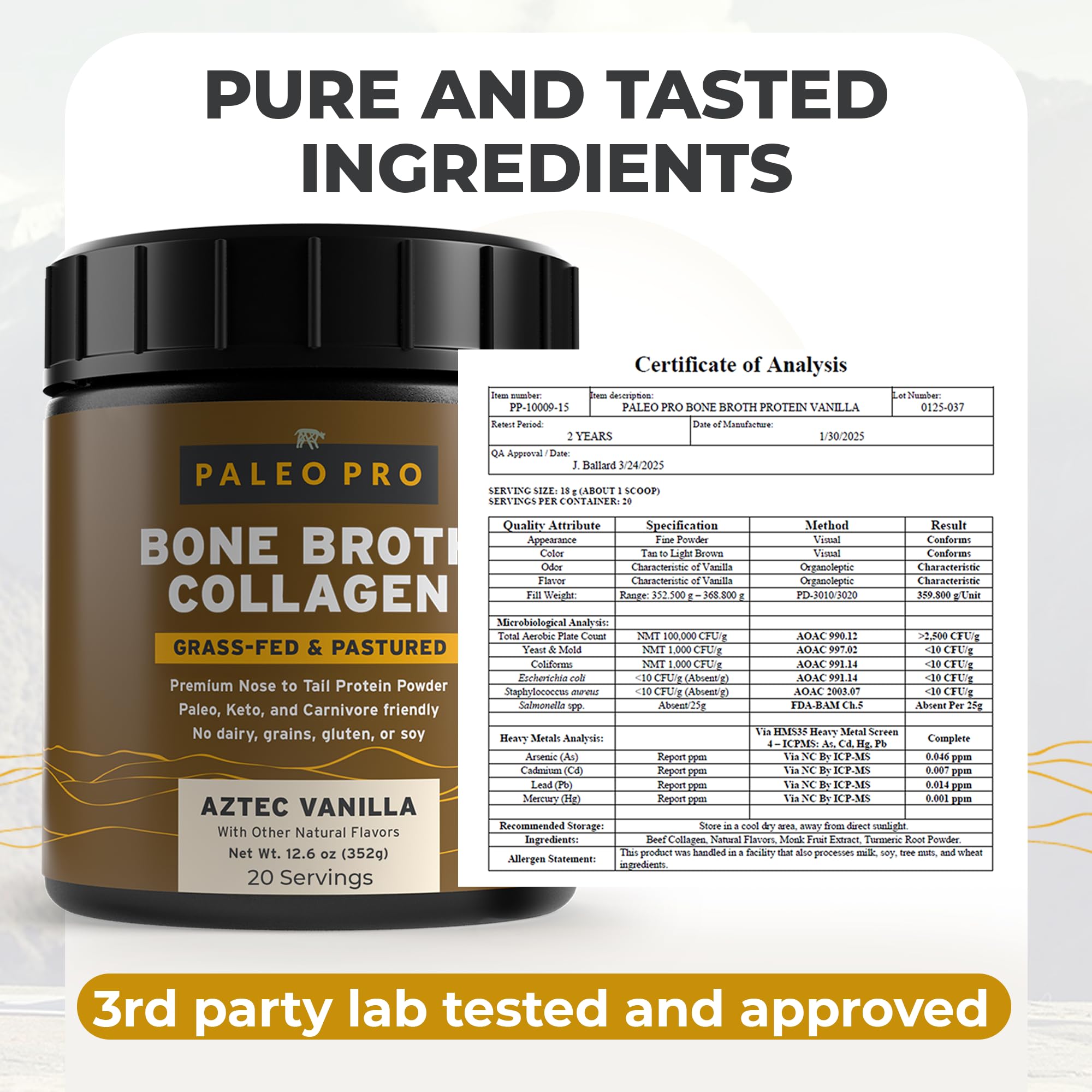 Paleo Pro Turmeric Root Powder close‑up highlighting turmeric for flavor and aroma.