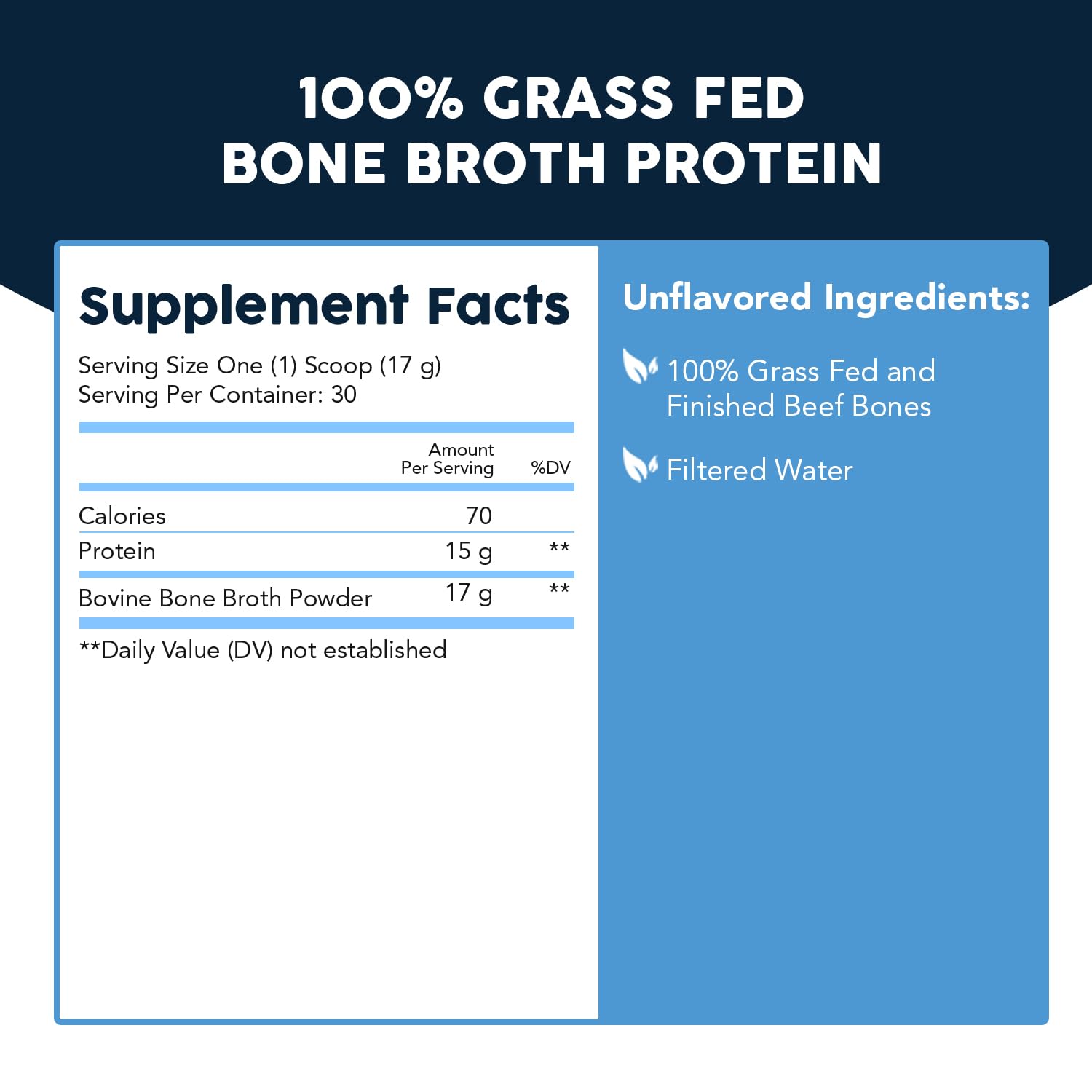 Paleovalley baking-friendly bone broth powder in a bowl