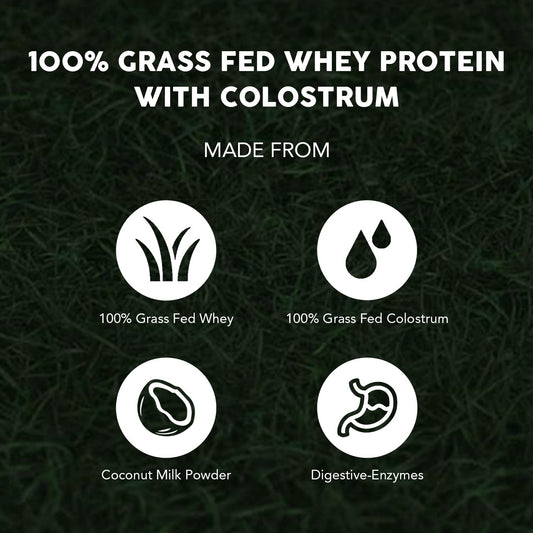 Paleovalley Colostrum Liquid Gold jar showing immune-supporting and gut-friendly blend.