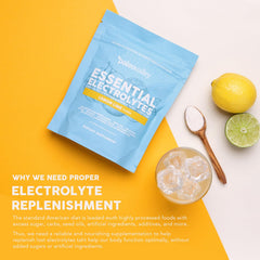 Close-up of Paleovalley Electrolytes label highlighting clean ingredients