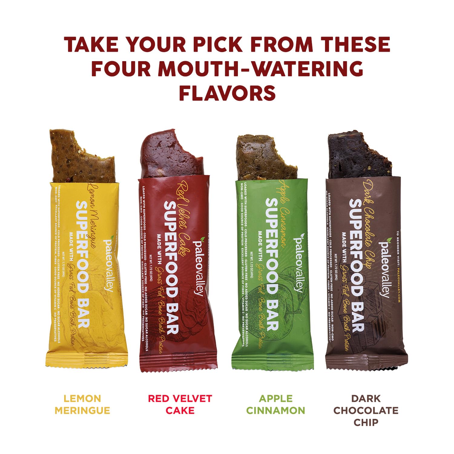Paleovalley Red Velvet Bar in a travel-ready bag for quick energy