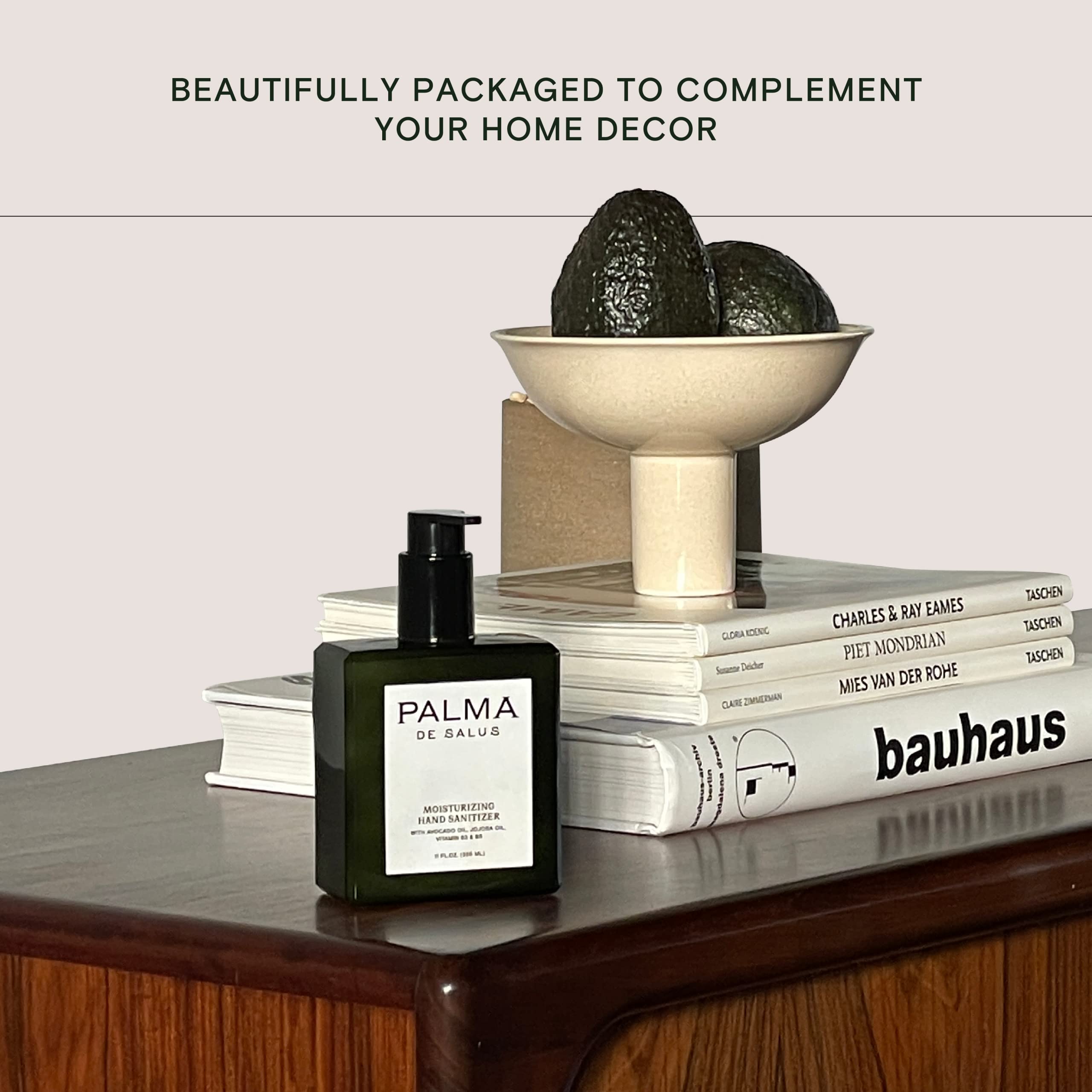 Palma de Salus avocado oil jar closeup highlighting nourishing oil