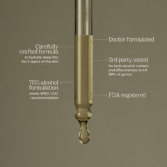 Palma de Salus jojoba oil drops illustrating smoothing hydration