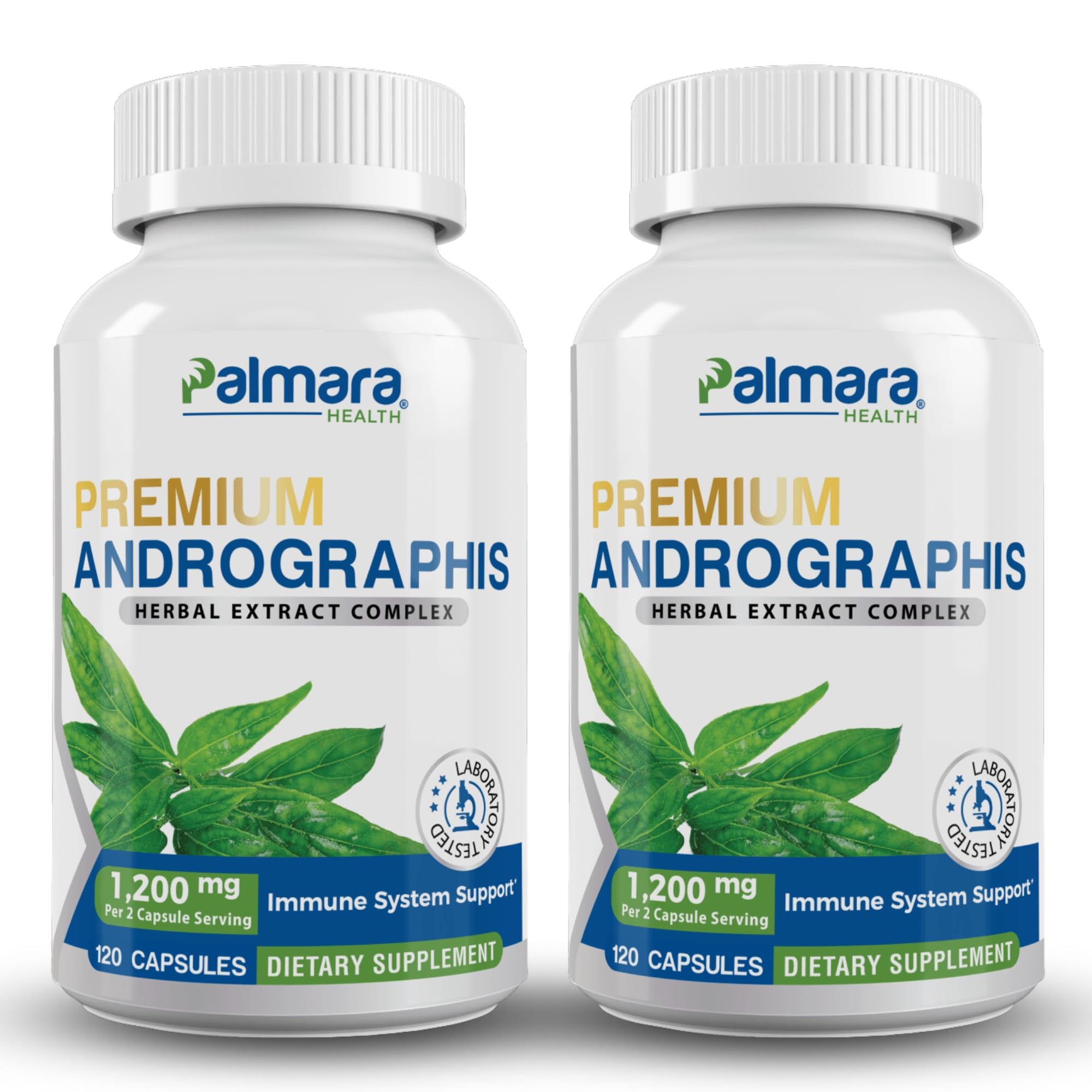 Palmara Health premium Andrographis bottle front for daily use