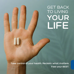 USA-manufactured Palmara Health bottle shot signaling quality standards.