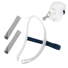 PalpitateC headgear with silicone frame, back view, enhances stability for Swift FX.