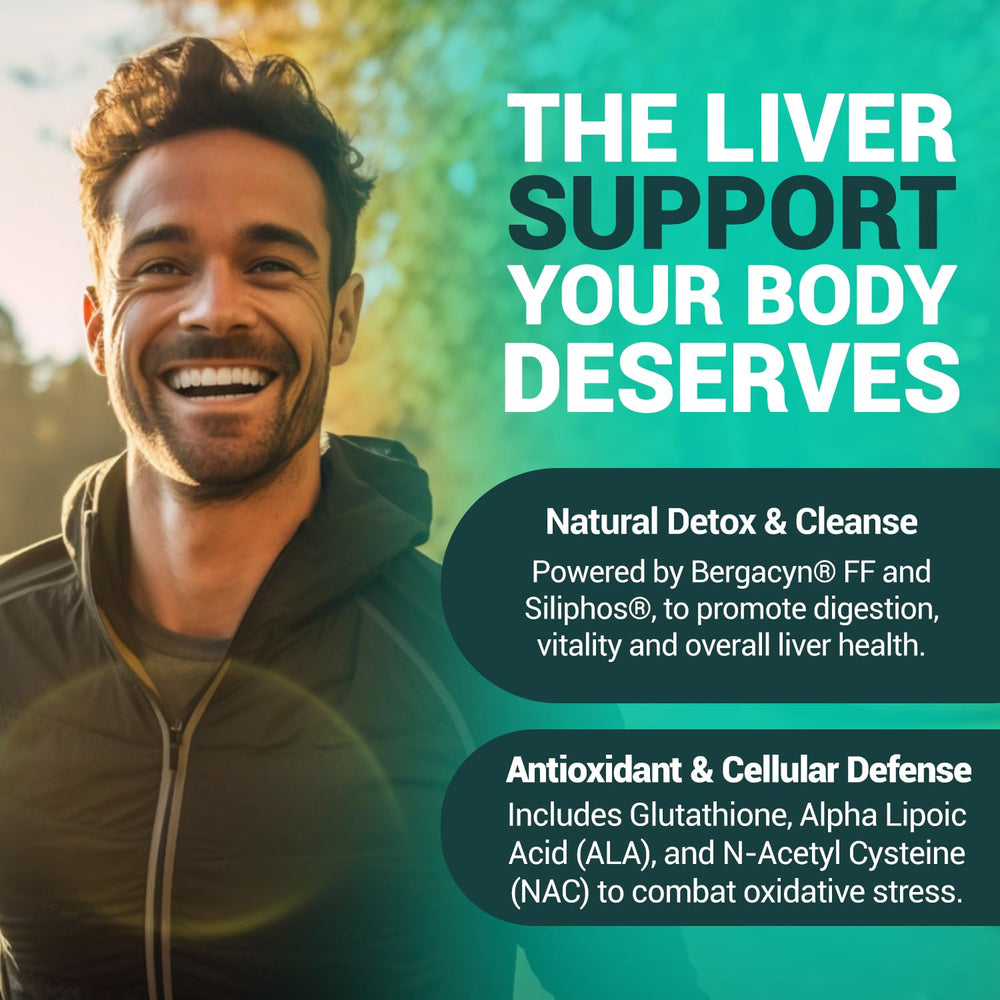 PALS Liverpal capsules close-up highlighting vegan, non-GMO formula.