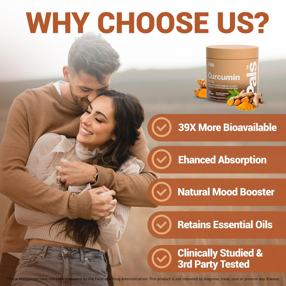 PALS Non-GMO, gluten-free, kosher certification visual for PALS turmeric.