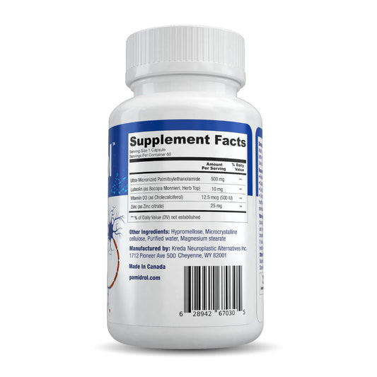Pamidrol key ingredients luteolin and PEA highlighted for anti-inflammatory potential
