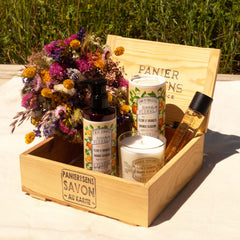 Panier des Sens orange blossom candle room decor enhances fragrance.