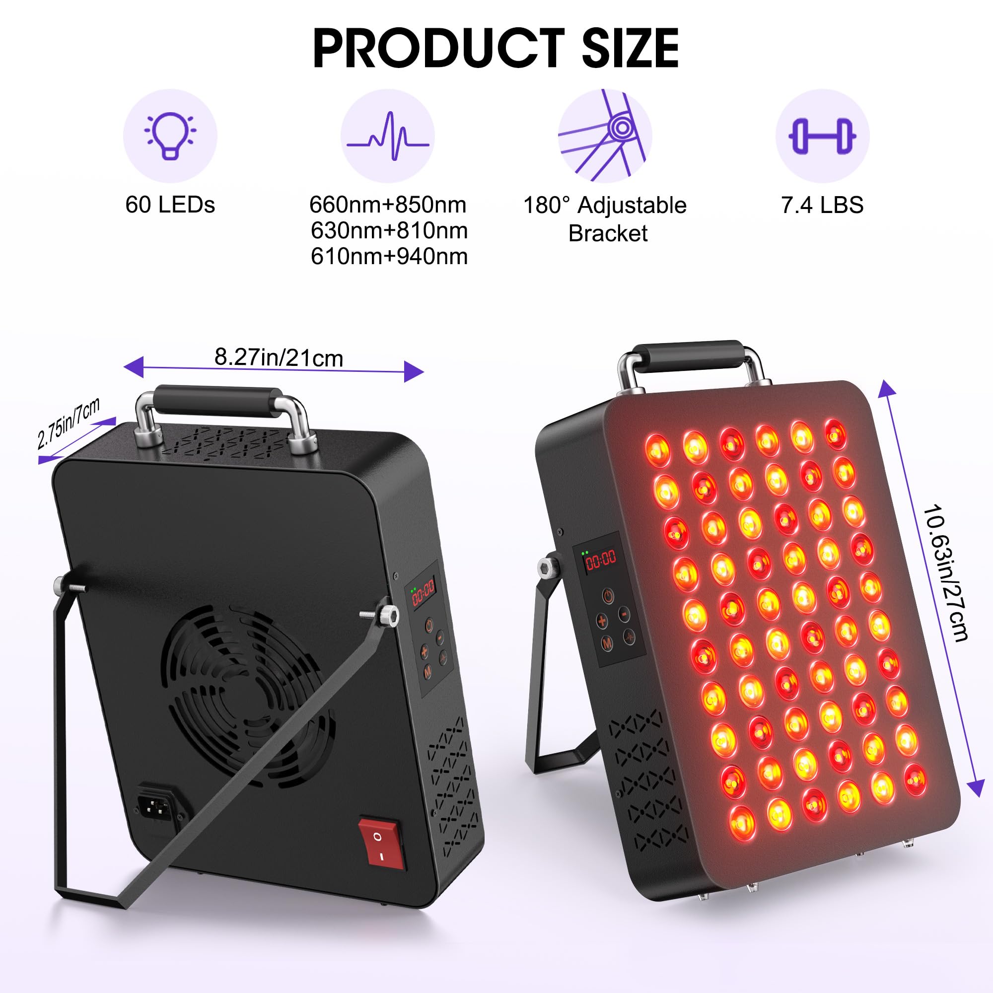 PAPIBLU LED diode detail shows 6-core chips for even light output.