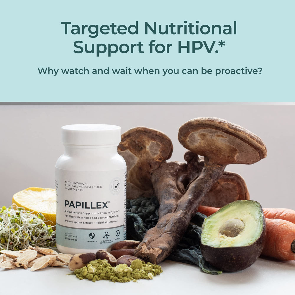 Papillex reishi and astragalus blend visual implying herbal wellness support