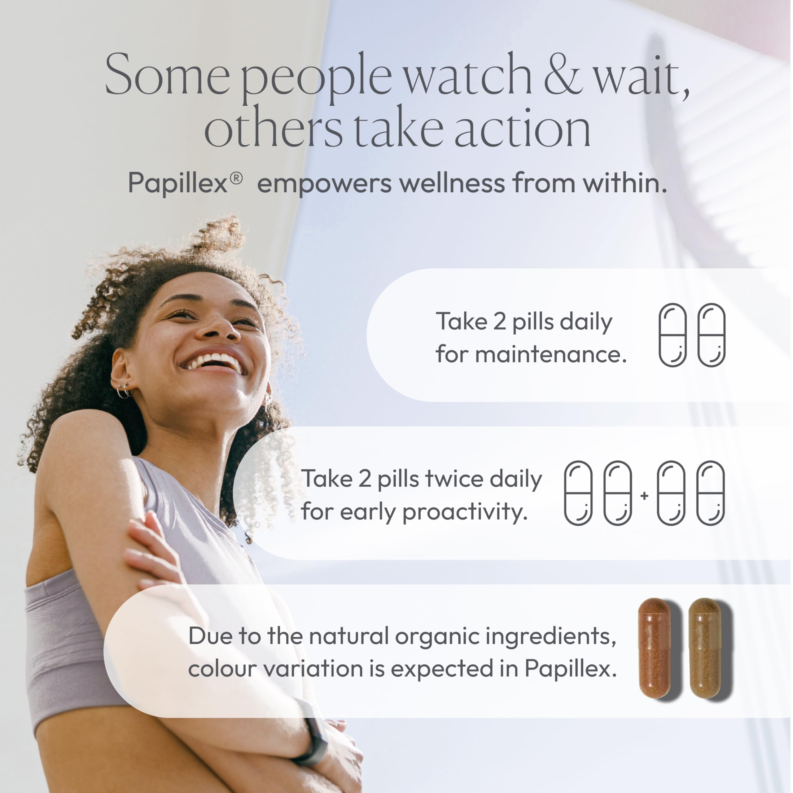 Papillex zinc and selenium panel suggesting balanced micronutrient intake
