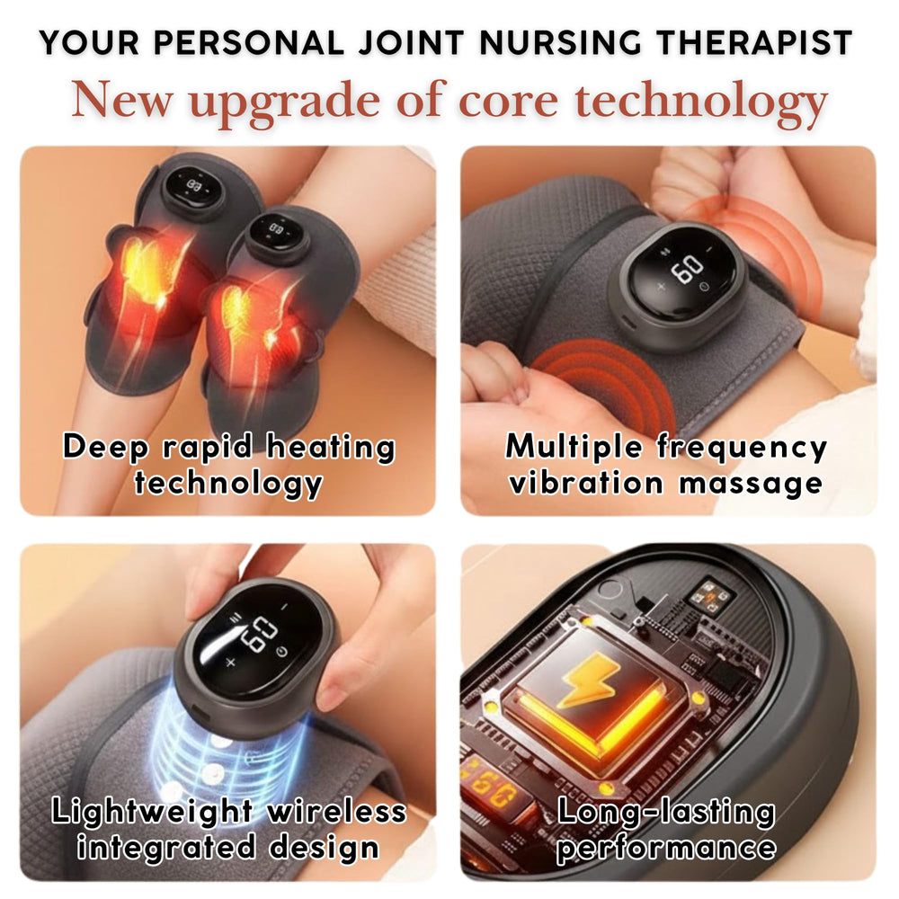 Knee massager by Paradise Bliss Quality with touchscreen controls for heat and intensity