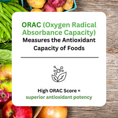 Paradise Herbs ORAC Energy greens powder jar highlighting greens and protein in one mix.