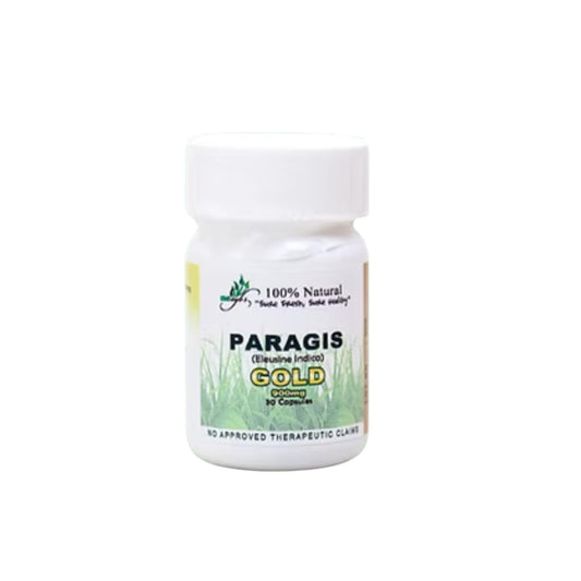 Paragis Gold Capsules tablet close-up highlights premium herbal formula.