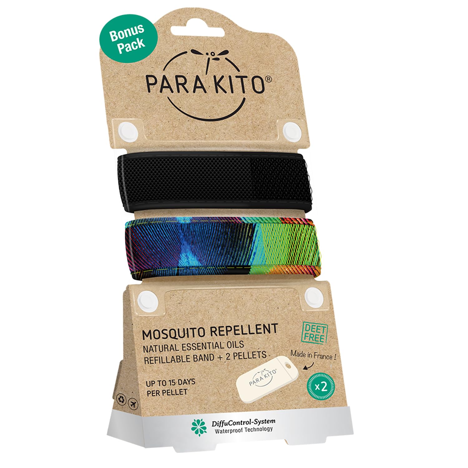 PARA'KITO refill pack offers continuous scent-based protection for your adventures.