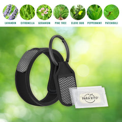 PARA'KITO mosquito repellent bundle in black for versatile, on the go protection.