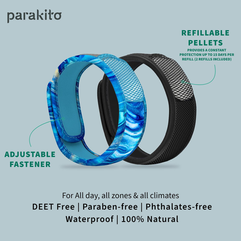 PARA'KITO refill pellet close-up illustrating up to 15 days of diffusion