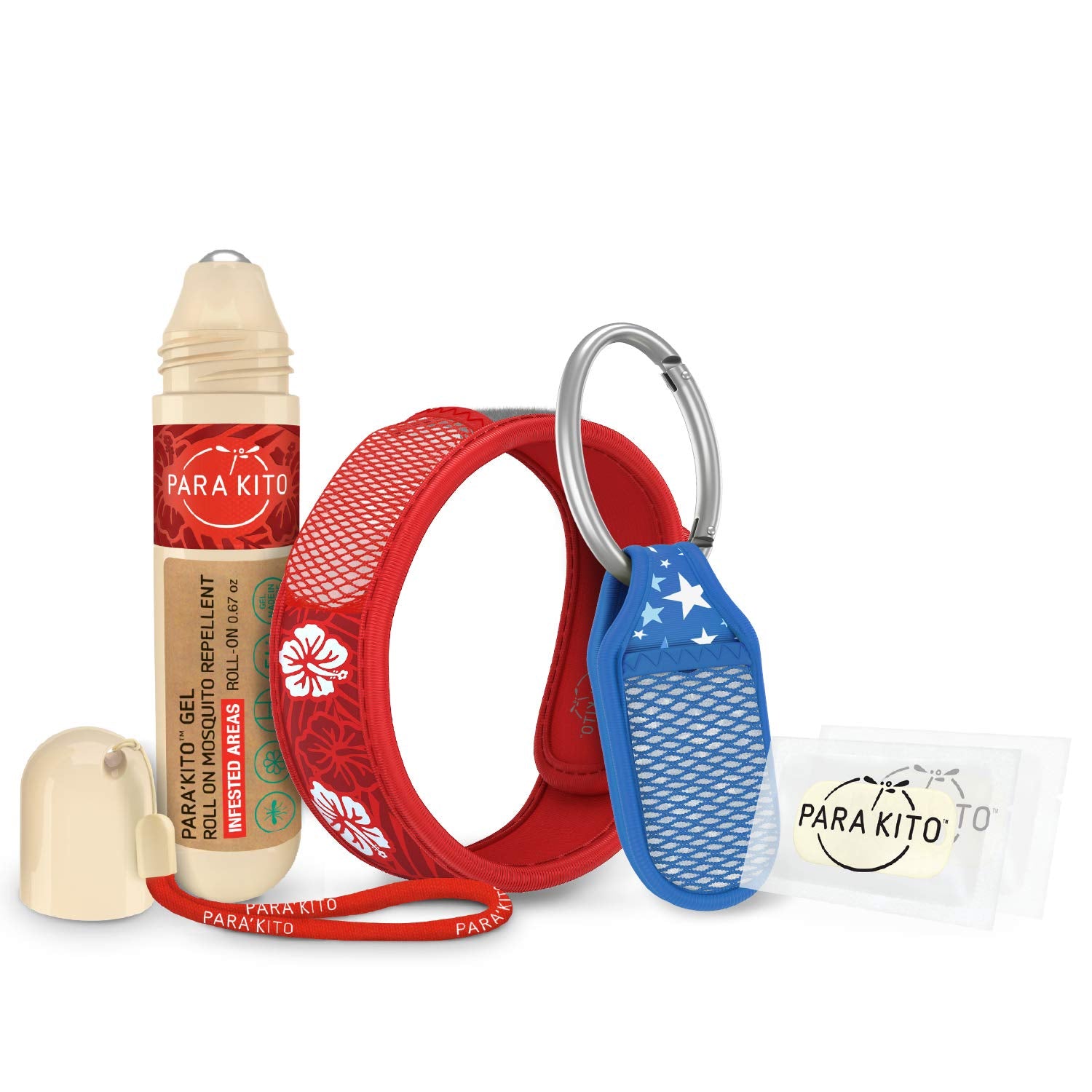 PARA'KITO roll-on bottle application for quick, natural mosquito protection.