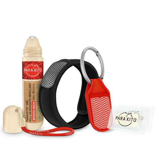 PARA'KITO roll-on gel used for tropical climates providing targeted protection