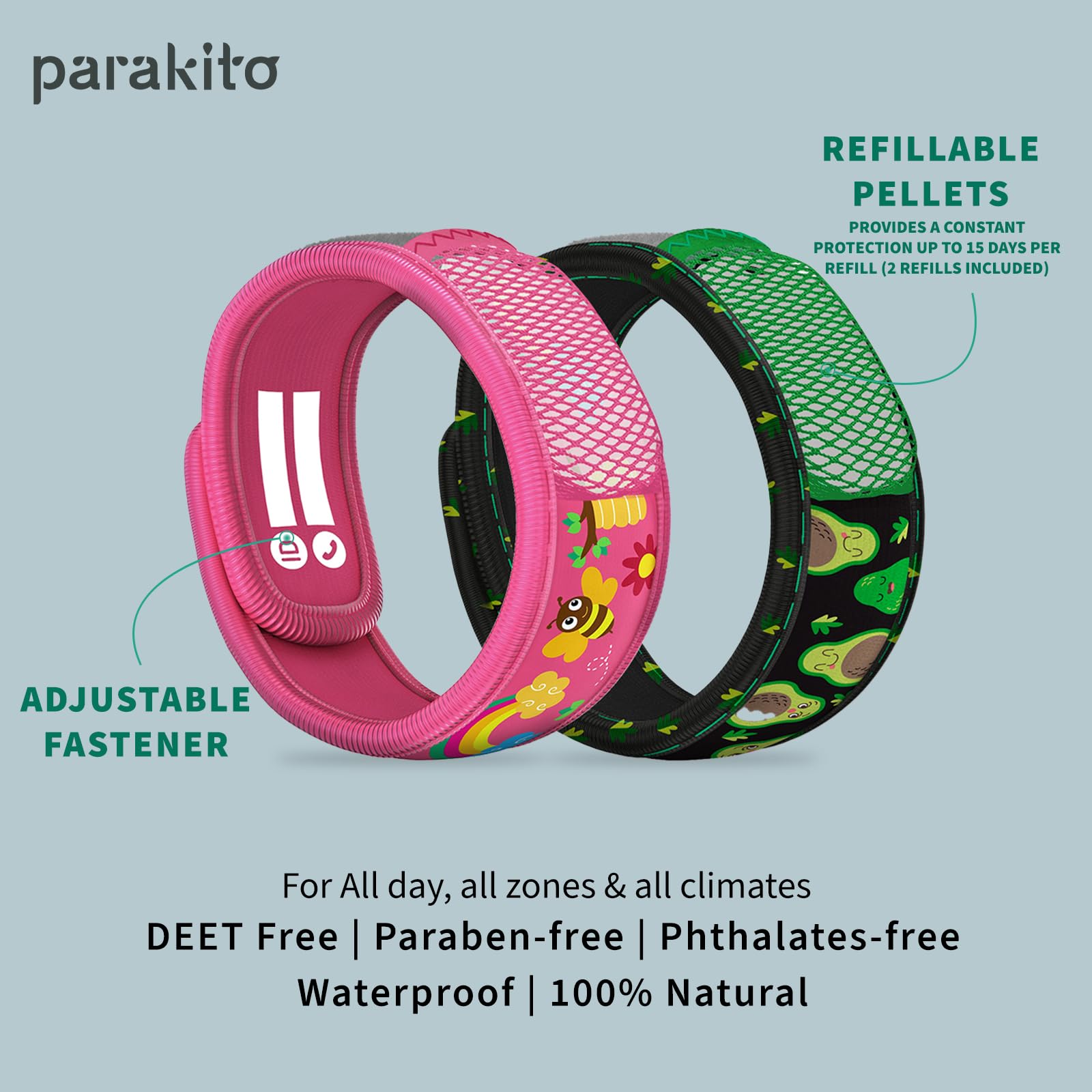 PARA'KITO wearer outdoors demonstrating stylish protection in forest or camp