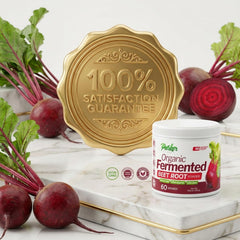 Parker Naturals beet powder in smoothie adds natural color and energy