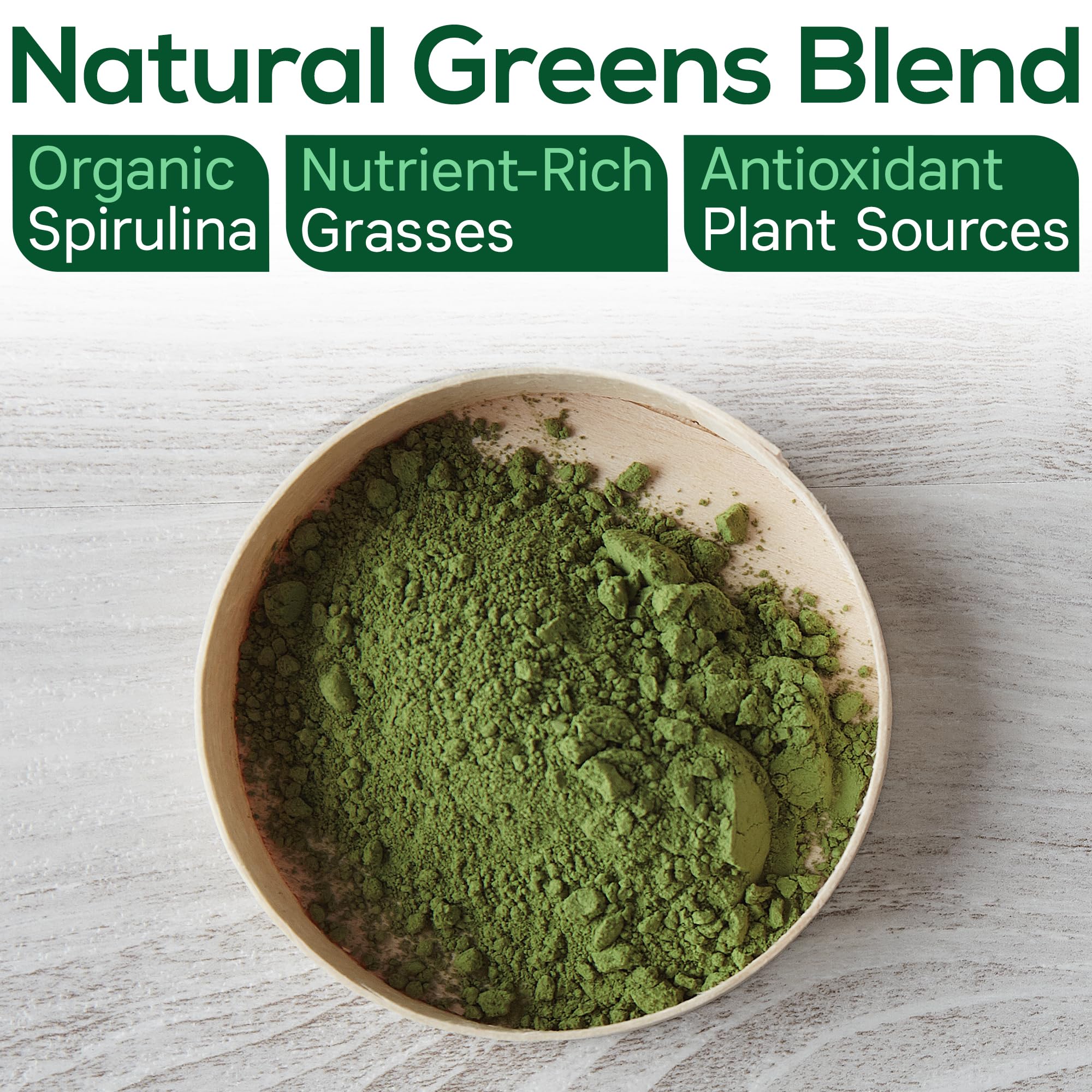 Parker Naturals Boost UltraGreens shaker-mix showing easy blend for smooth, lump-free drinks