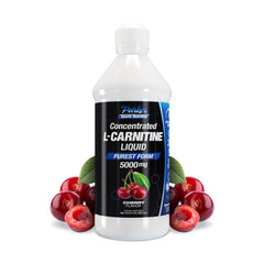 Parker Naturals L-Carnitine liquid bottle with cherry flavor for energy support.