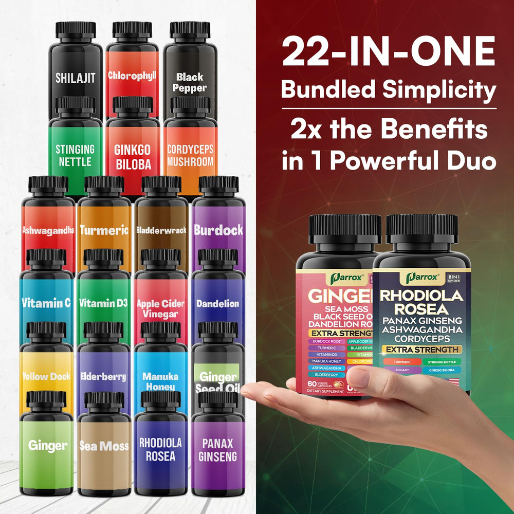 Parrox bottle label close-up highlighting clean-label ingredients