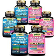 Parrox cortisol 13-in-1 bottle supports daily balance and calm.