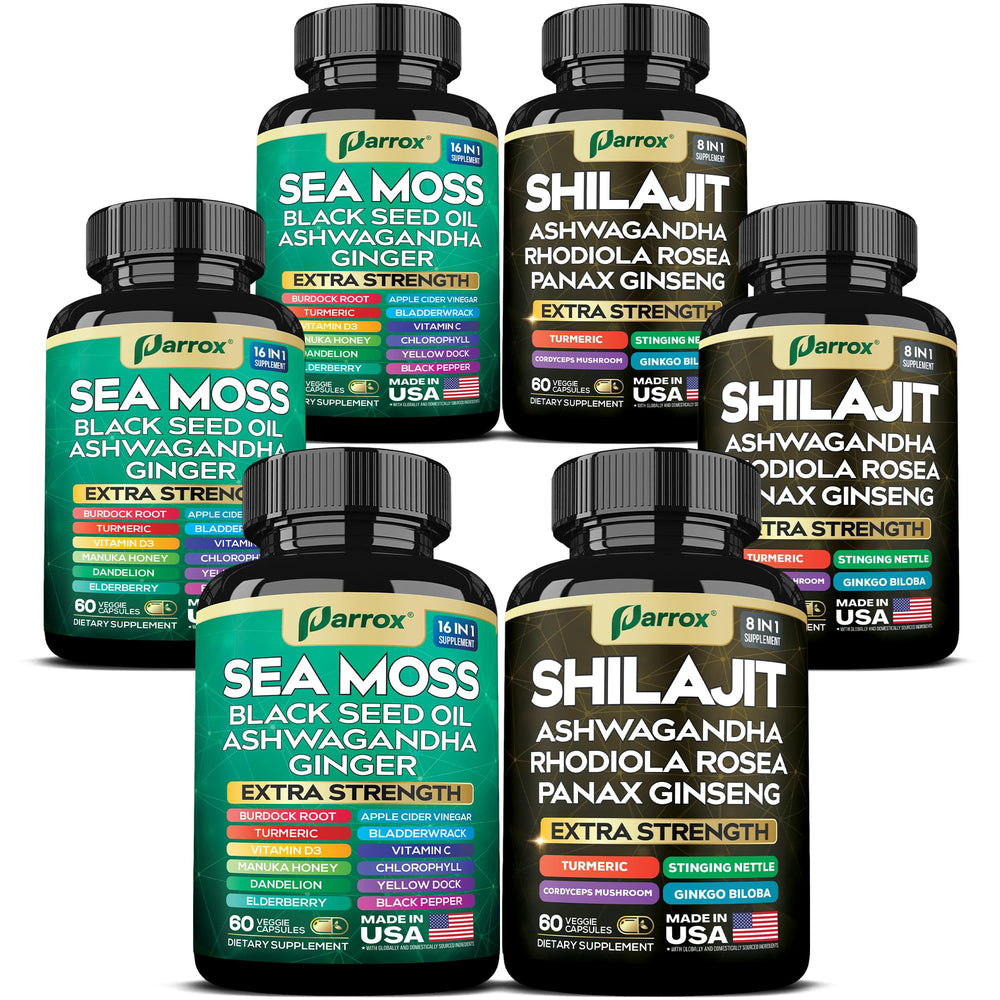 Parrox Dynamic Vitality Bundle – two bottles for daily energy and balance.