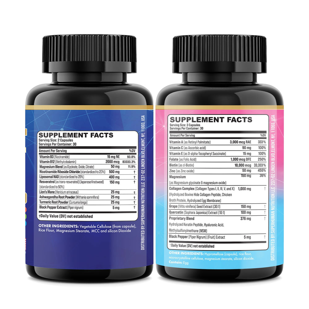 Parrox Forever Young zinc quercetin magnesium capsules cover essential mineral and antioxidant support.