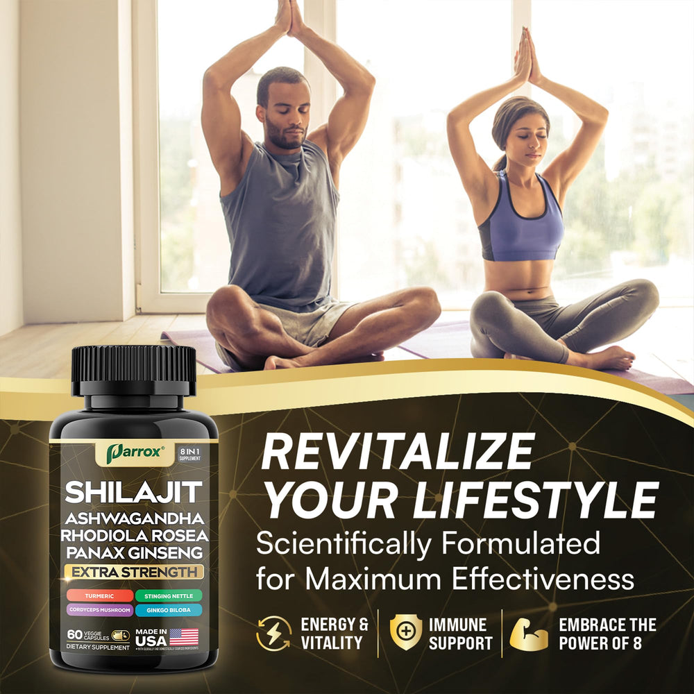 Parrox Ginkgo Biloba capsules for mental focus on busy days.