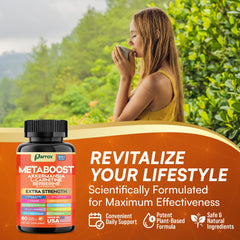 Parrox GLP-1 Booster L-Carnitine ingredients, energy-support profile.