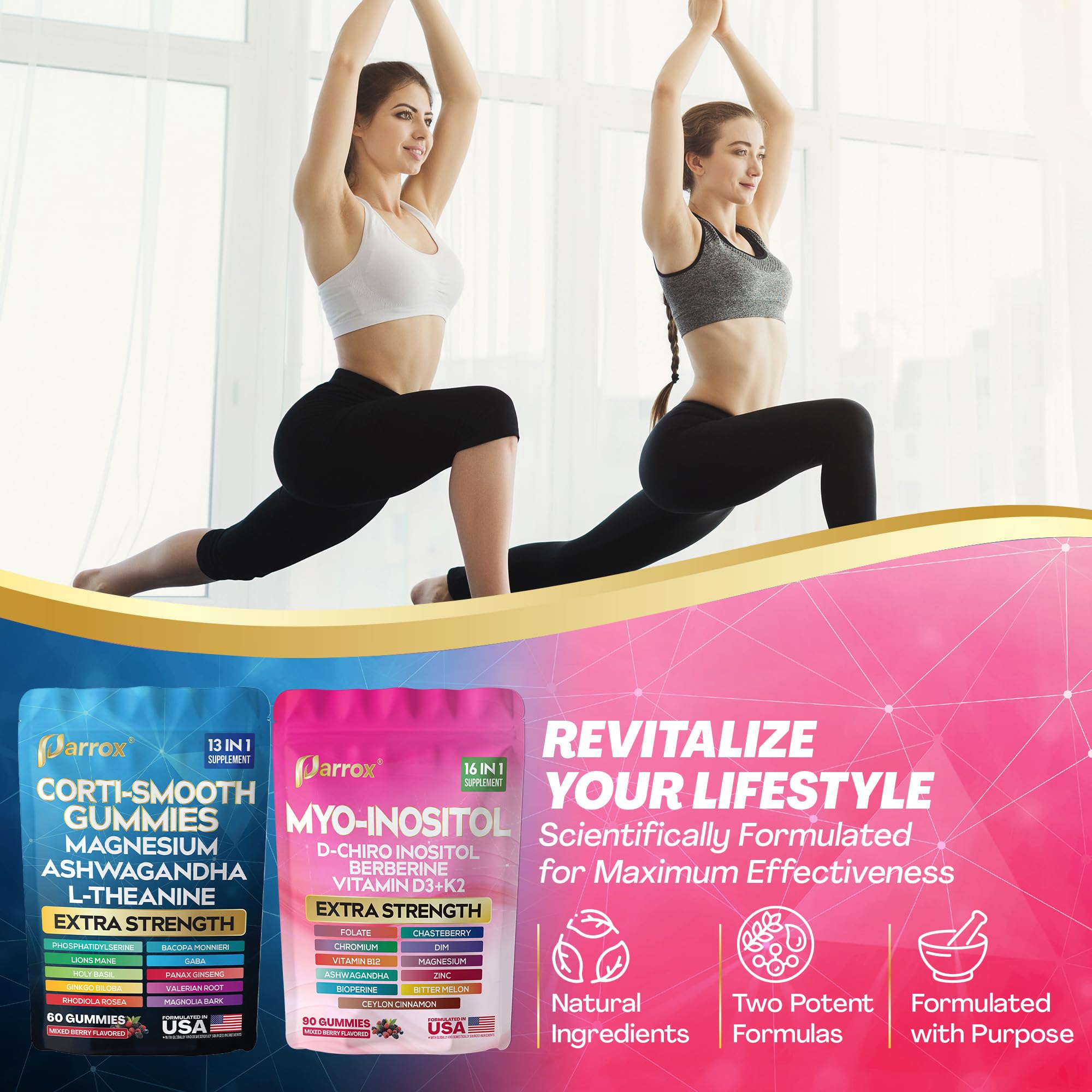 Box display illustrating a convenient all-in-one wellness bundle