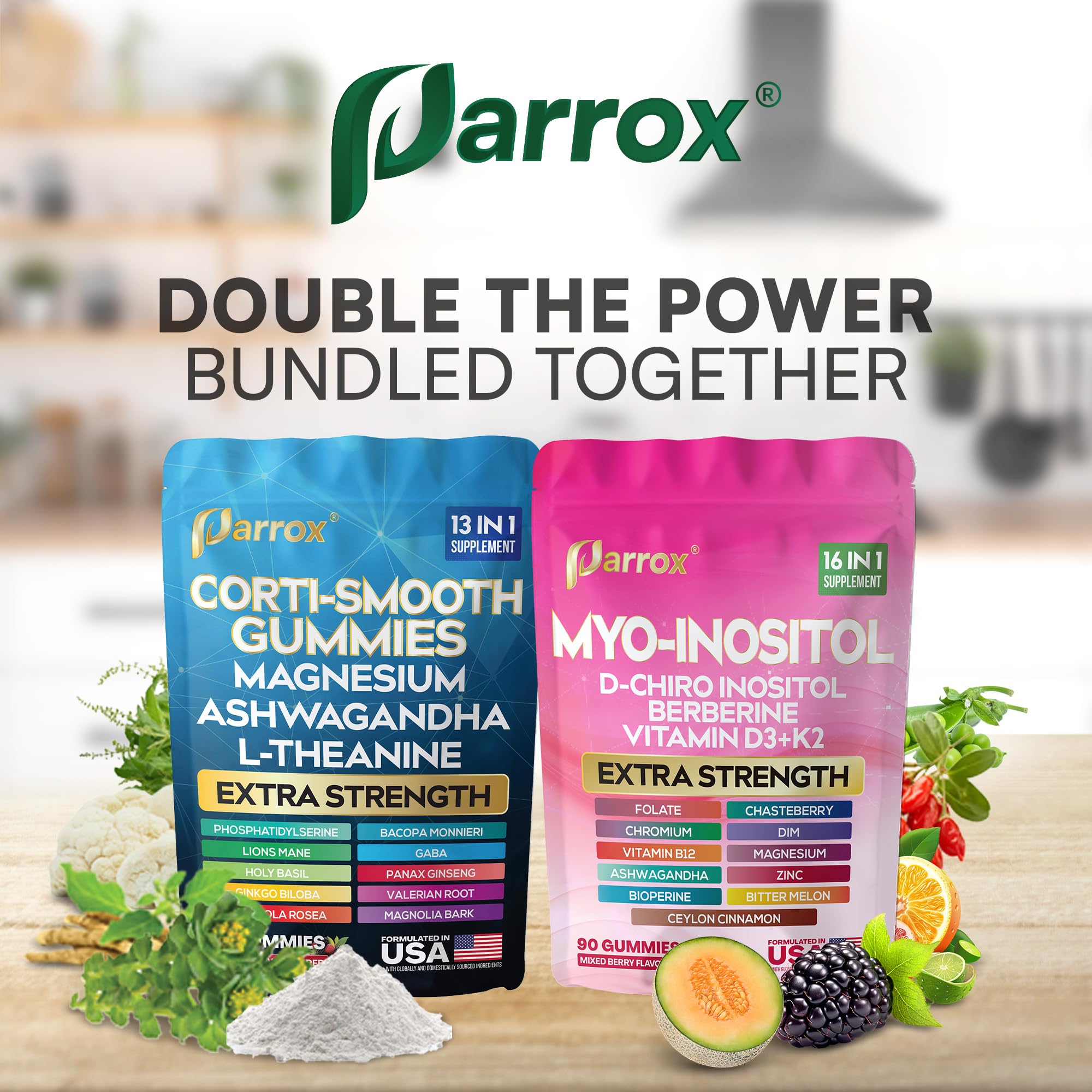 Vitamin D3+K2 and B12 symbols reinforce essential nutrient support
