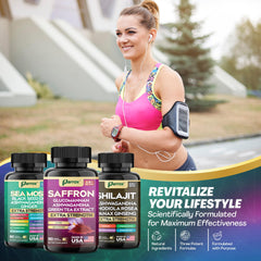 Parrox Vision Vitality Trio glucomannan capsules for diet-aware fullness