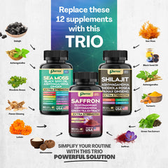 Parrox Vision Vitality Trio panax ginseng blend capsules for focused days