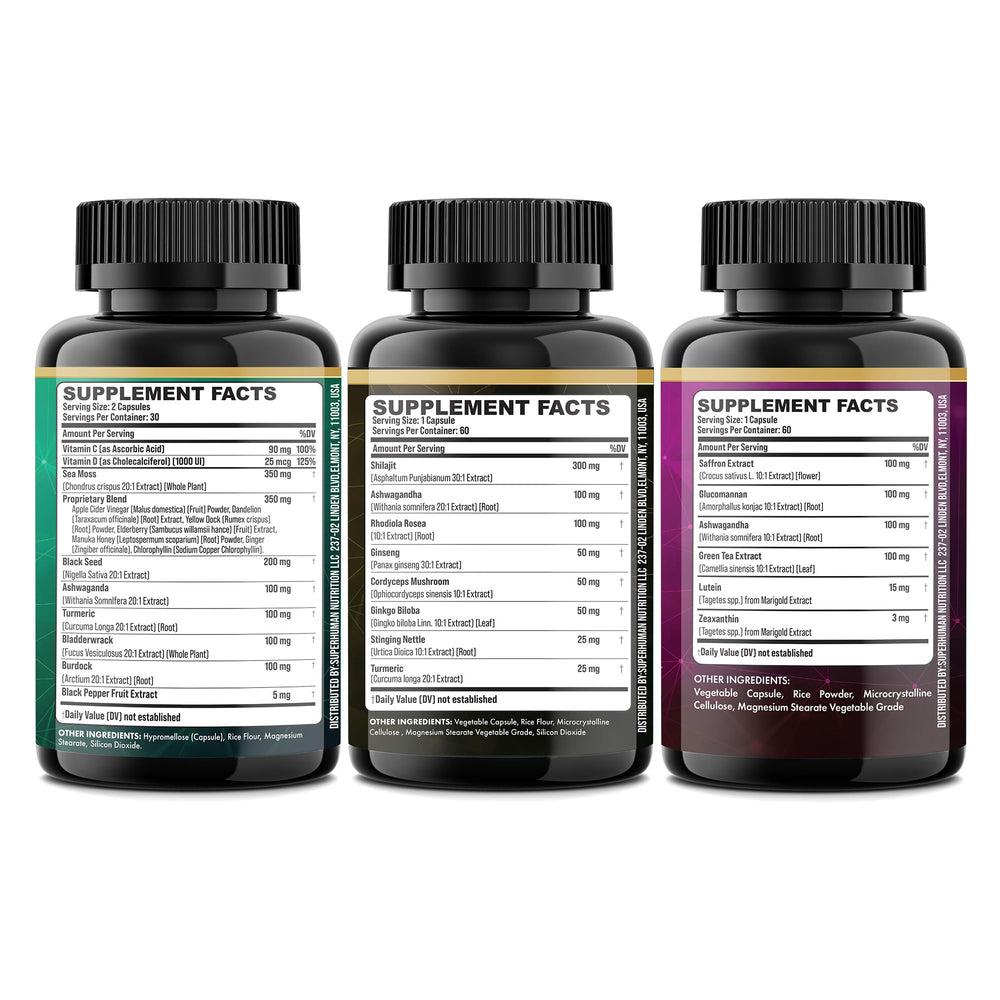 Parrox Vision Vitality Trio turmeric capsules for everyday comfort